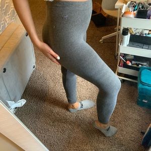 PINK grey leggings